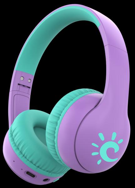 Blue Foldable Bluetooth 5.4 Over Ear Headphones 35H Playtime AUX Wired Stereo Headset Wired Connection