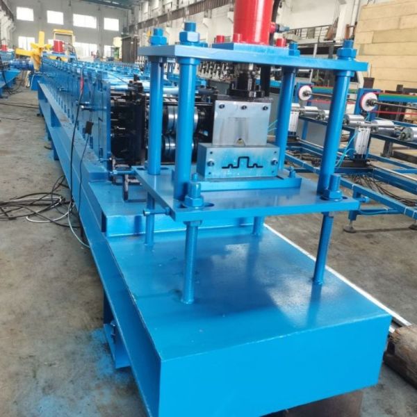 1.0 - 2.0mm CZ Purlin Roll Forming Machine Hydraulic Cutting Steel Hat Shape