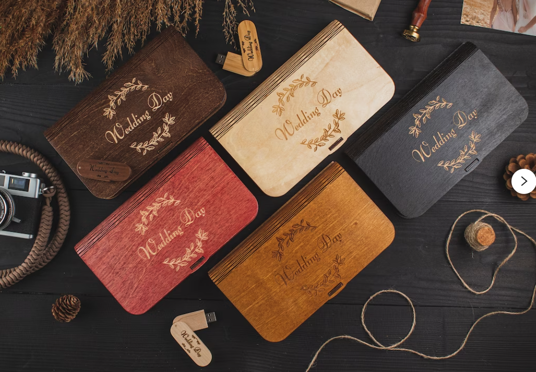 wooden box Personalized wedding box as a gift A box with laser engraving