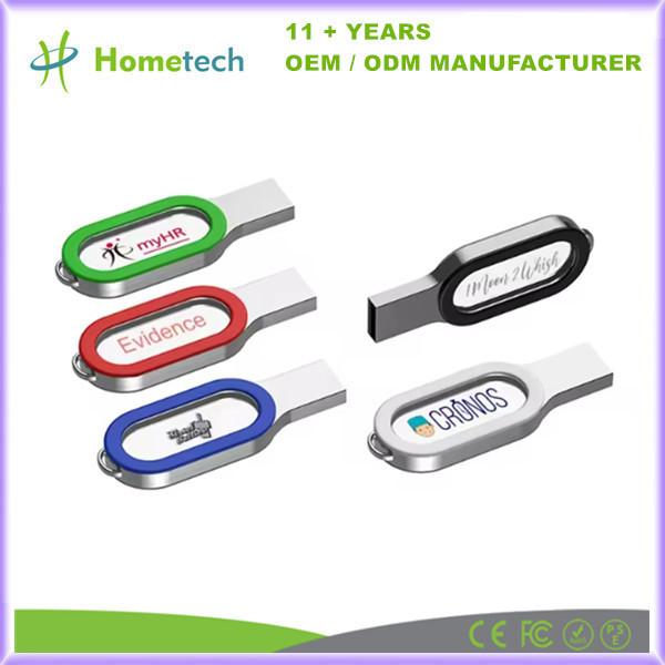 Innovative Slim Metal USB Flash Drive USB 3.0 64G With Logo Customized Waterproof