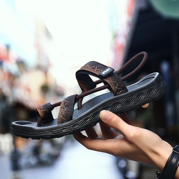 Portable Open Toe Walking Sandals , Womens Walking Sandals For Travel