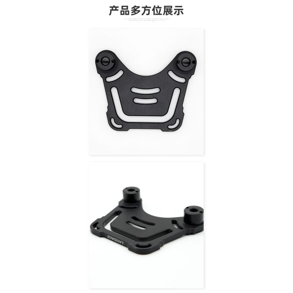Lightweight Black Powder Coated Car Mounting Bracket for 2018- Jeep Wrangler 0.2kg