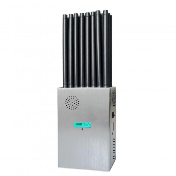24 Antennans Signal Jammer Blocking WIFI 6E Mobile Phone 2G 3G 4G 5G GPS WIFI UHF VHF RF LOJACK Signals