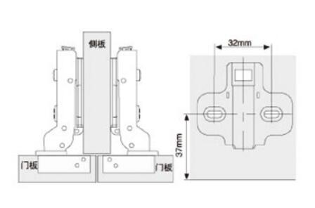 Clip On Hydraulic Kitchen Cupboard Door Hinges Self Closing Half Overlay 40 Cup