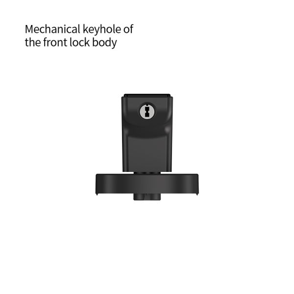 Tuya Smart Lock Fingerprint Electronic Keypad Entry Aluminum Alloy Royal Gold Color Durable Auto-locked Door Handle Smart