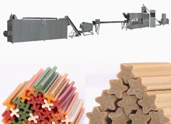 Automatic Dog Food Extruder Twist Rope Treats Dog Treats Machinery