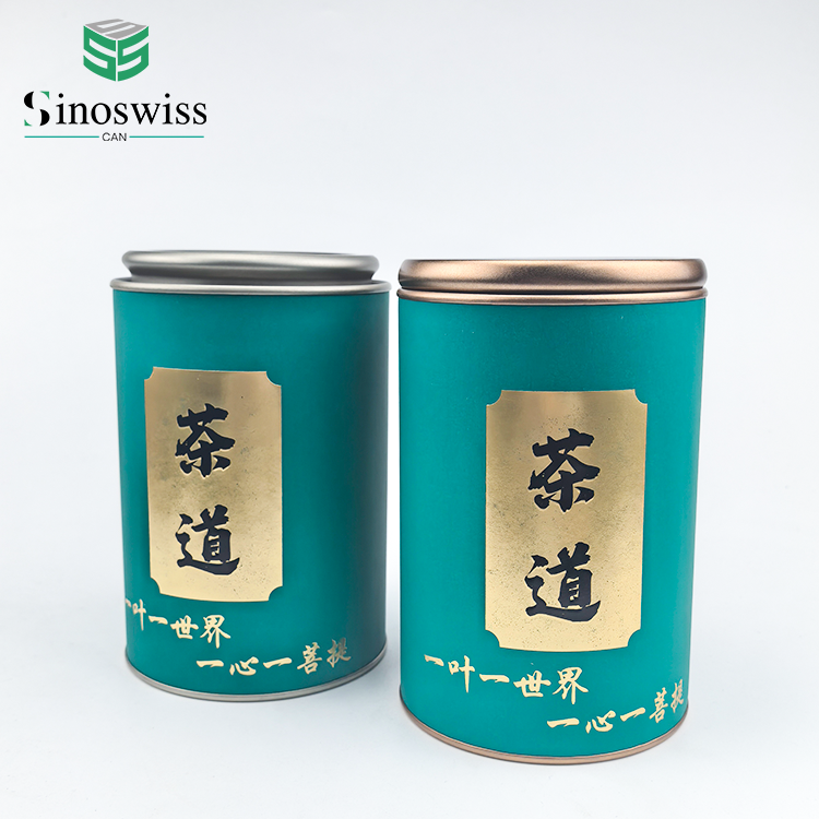 Customized Labels Paper Tube Tea Packaging Fully Airtight Coffee Powder Paper Cans
