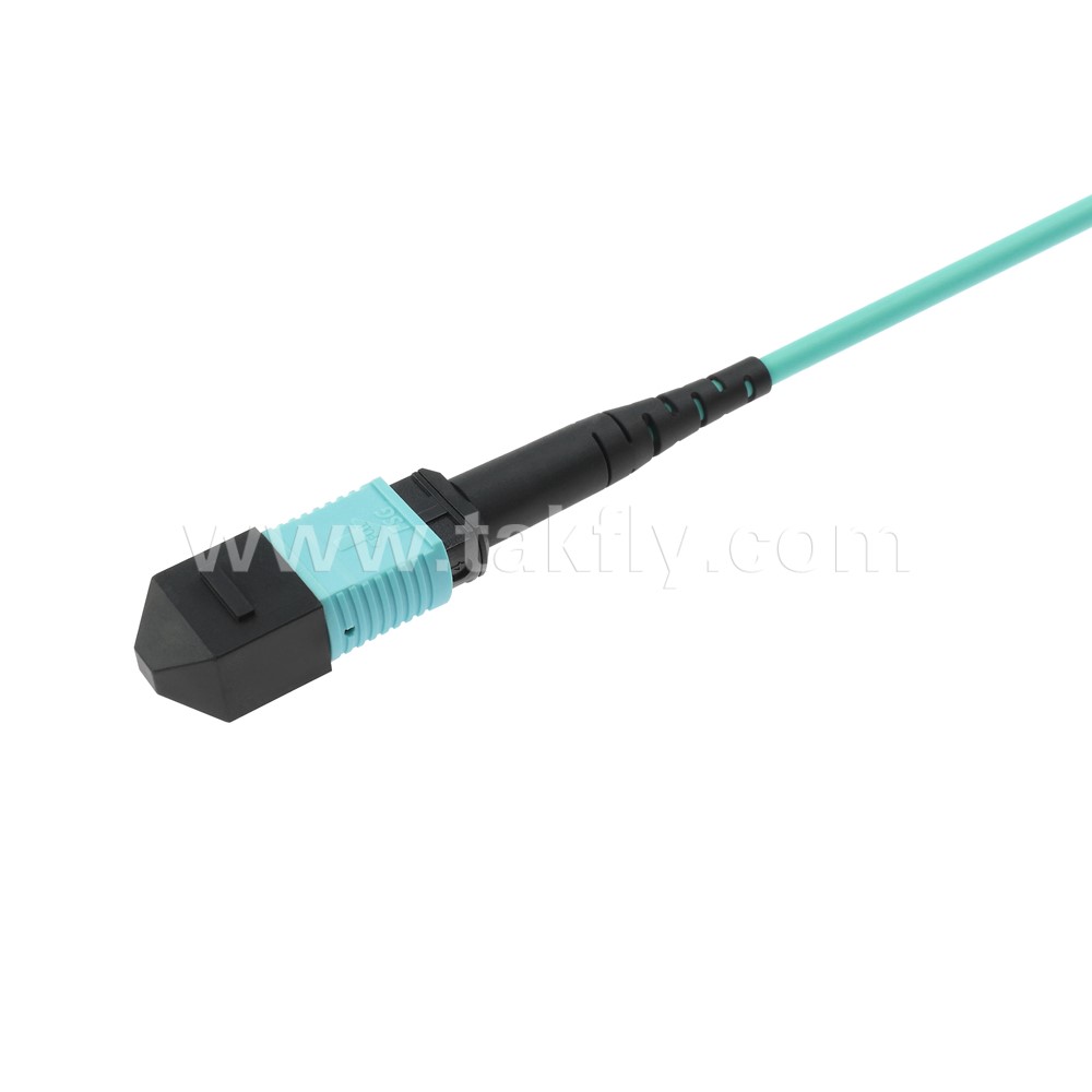 MPO/MTP Patchcord Fanout Uniboot LC Multimode OM3 Breakout Fiber Optic Cable for Data Center Cabling AI Telecom