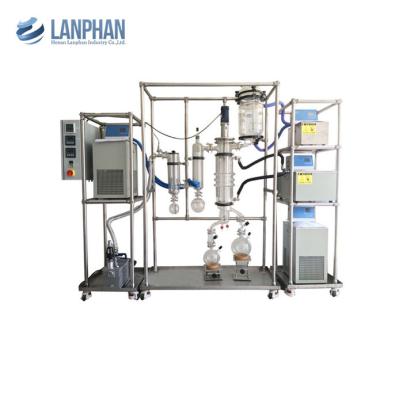 Wiped Film Short Path Molecular Distiller Equipment Lab New 1L