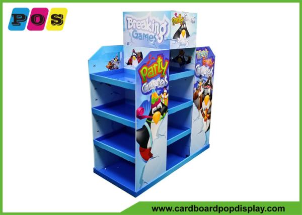 48x20 Inch Merchandising Cardboard Pallet Display Glossy Lamination For Games PA034