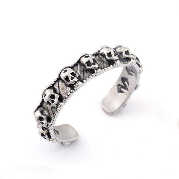 Retro skull bracelet for men, niche design, trendy and fashionable men's bracelet