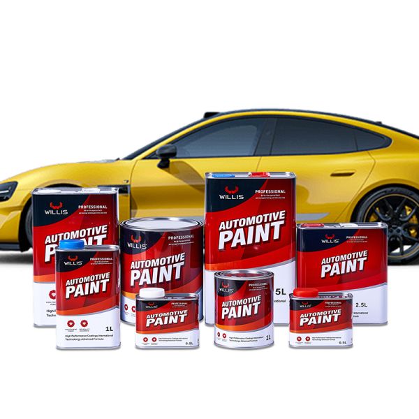 Hot Selling Factory Supplied Automotive Coating Paint 2K/1K Color with Clear Coat Thinner Body Filler Putty