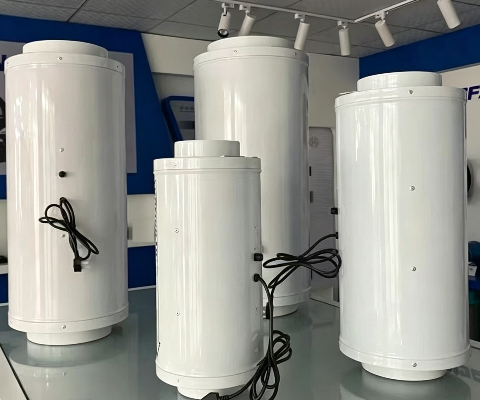 Silent EC Mixed‑Flow Inline Duct Fan, Sound‑Insulated Tube Ventilation Fan