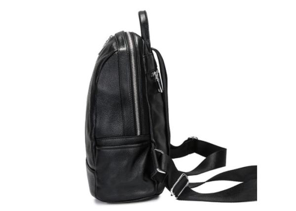 Medium Double Zipper Womens Backpack Bags , Casual Shoulder Bag For Work
