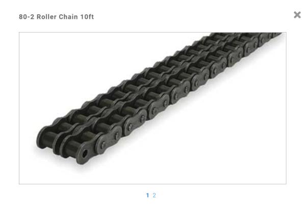 Customer Refuse Truck Parts Carbon Steel Roller Chains For Refuse Trucks