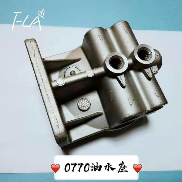 Small Size Fuel Filter Head  High Temperature Resistance Long Service Life  E320C D E330C D
