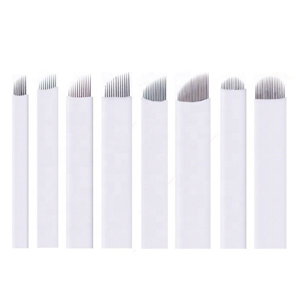 Medical Grade Stainless Steel Microblading Needle for Eyebrow Tattoo with Multiple Sizes and Sharp Durable Design
