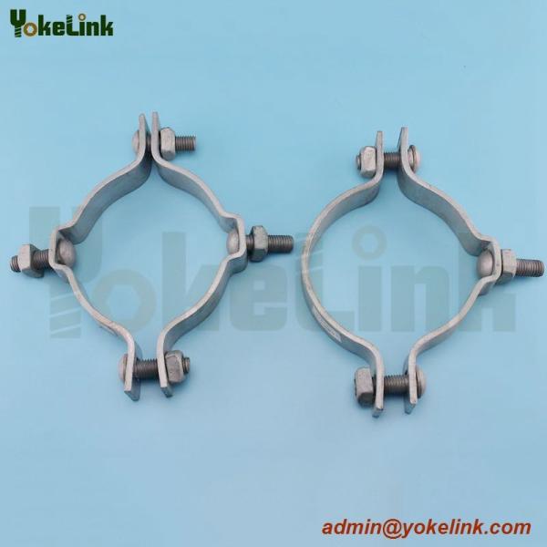 China manufacture hot dip galvanized pole band clamp with low price