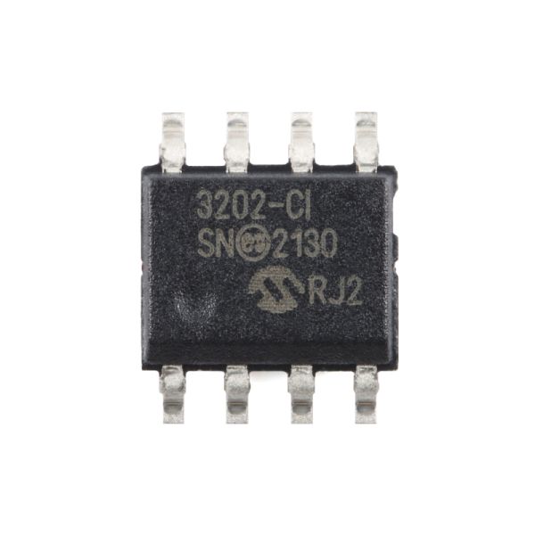 MCP3202-CI/SN 2.7V Dual Channel 12-Bit A/D Converter With SPI Serial Interface