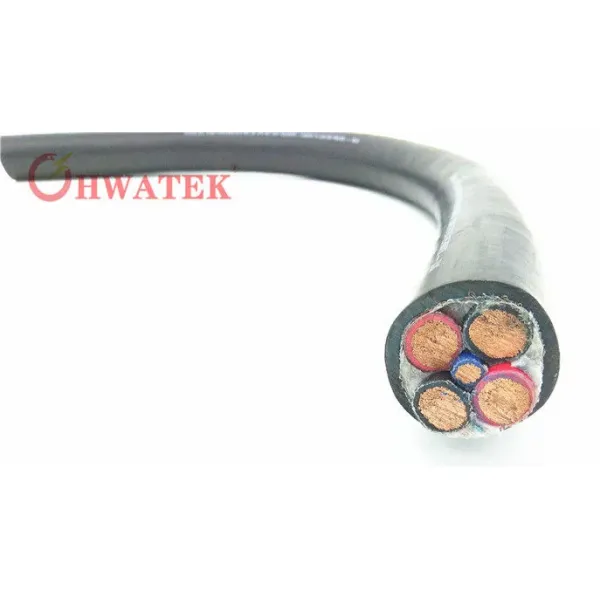 3C×10AWG+2C×18AWG 600V 105ºC EV Charging Cable with TPE Insulation and Bare Copper Stranded