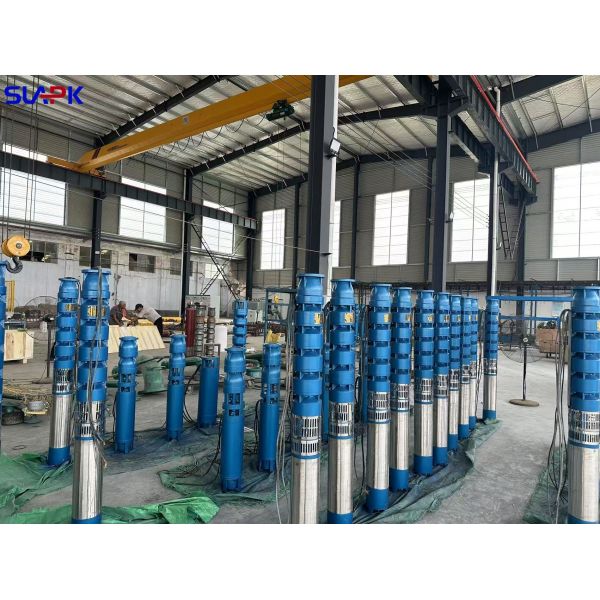 Stainless Steel Submersible Pump For Slightly Corrosive Liquids Equipped With High-Efficiency Motor