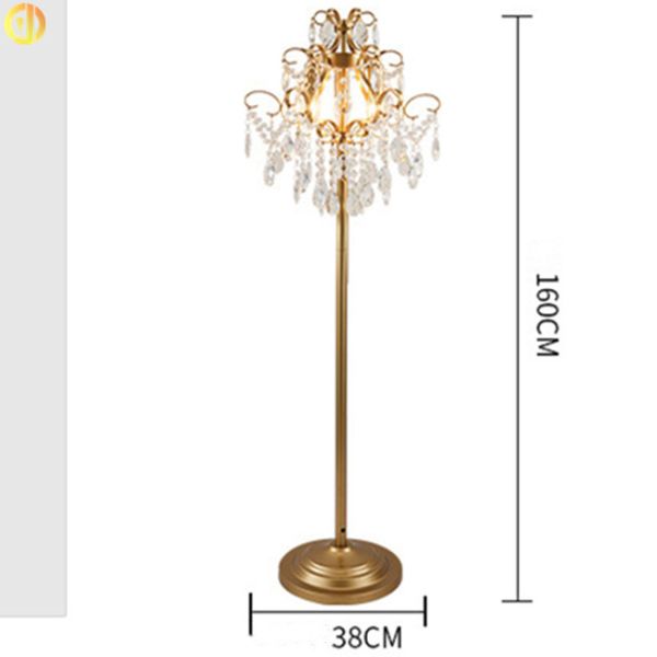Лампа пола Nordic украшения Кристл современная для дома виллы крытого E14