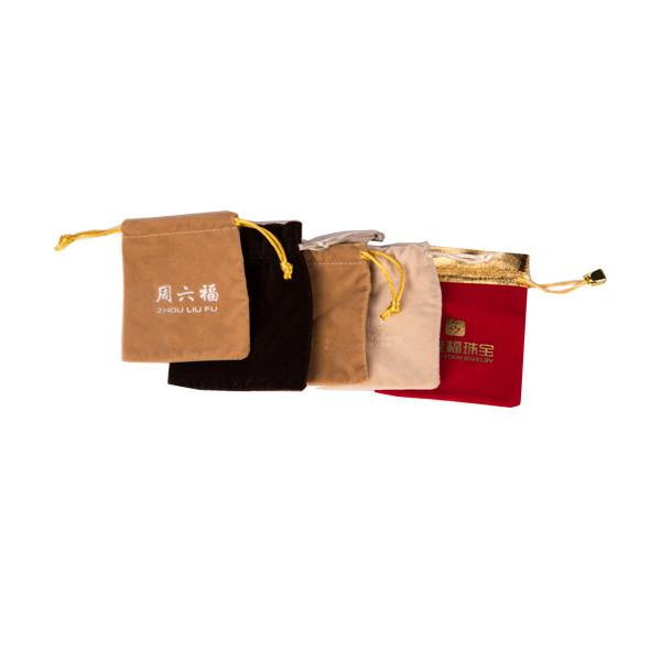 Sacos de cordão pequenos recicláveis para a joia, malote da joia do curso para a bolsa