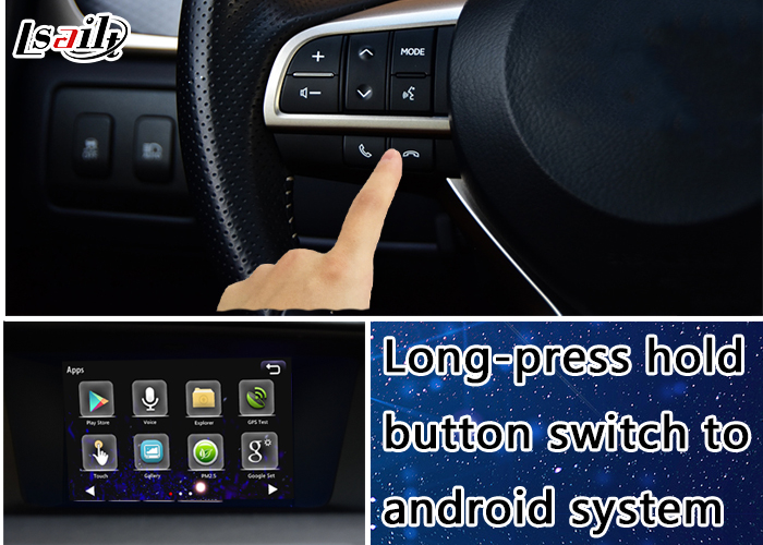 4GB CarPlay/мультимедиа андроида взаимодействуют для Lexus с YouTube, NetFlix, Waze NX LX GX RX LC CT RC LS