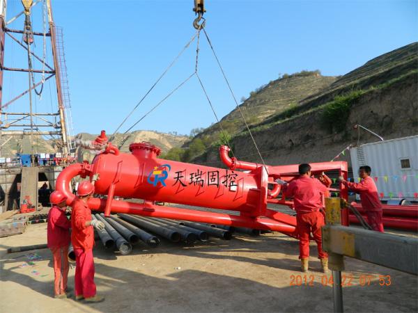 240m3/H Mud Gas Separator High Efficiency Gas Buster Anti Corrosion API