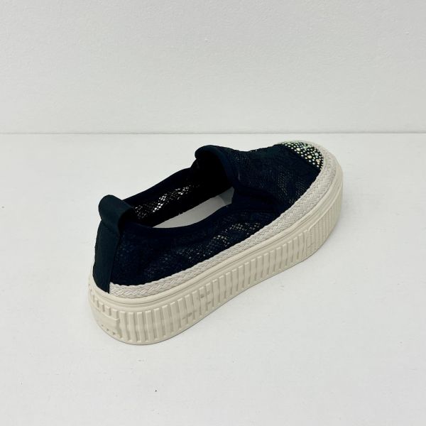 Women comfort breathable espadrilles with mesh upper and mid-top
