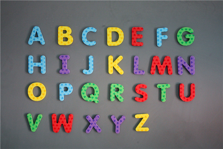 Холодильник Цветная толщина 5 мм Магнитные буквы и цифры Магнитные таблички Буквы