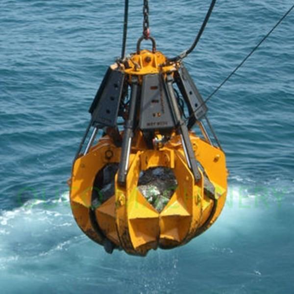 Bulk Heavy Duty Cargo Orange Peel Grab Bucket Electric Hydraulic