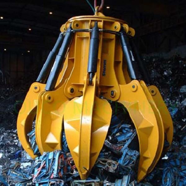 Bulk Heavy Duty Cargo Orange Peel Grab Bucket Electric Hydraulic