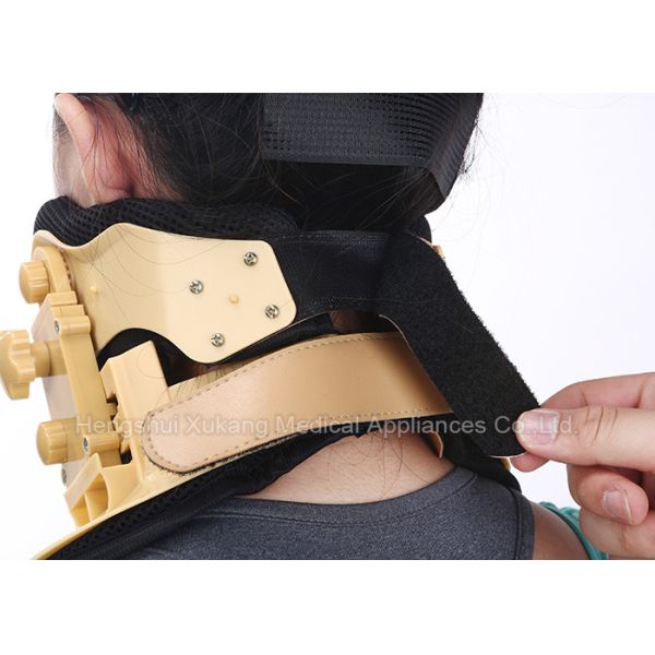 Yellow Cervical Collar Neck Brace , Medical Neck Collar For Cervical Spondylosis
