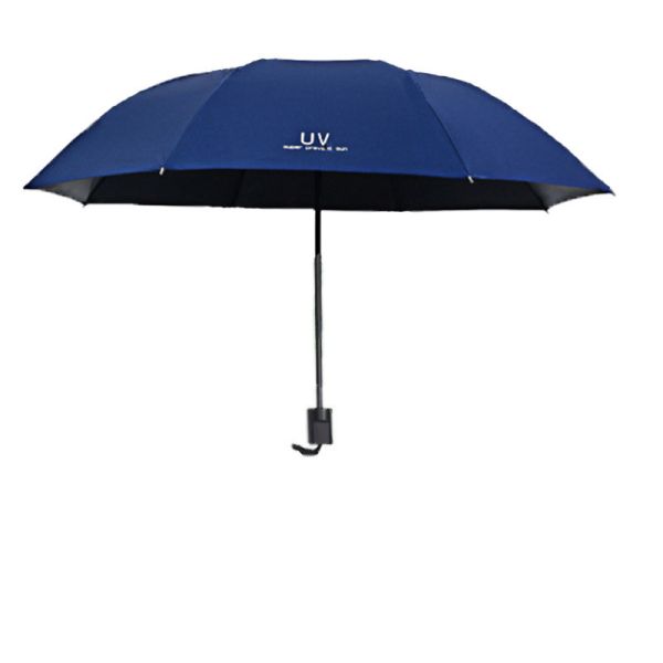 Steel Frame Anti-UV Manual Umbrella for Women Triple Protection from Sun and Rain
