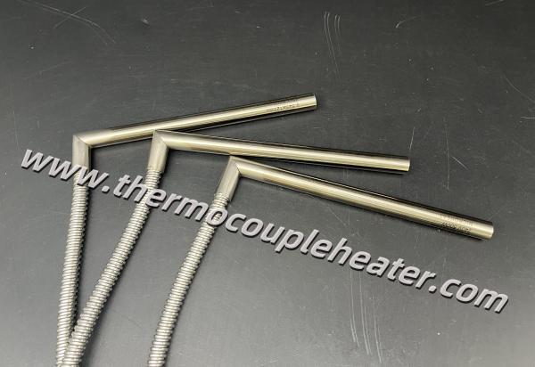 Industrial Cartridge Heaters L-shape Cable With Steel Hose Protection