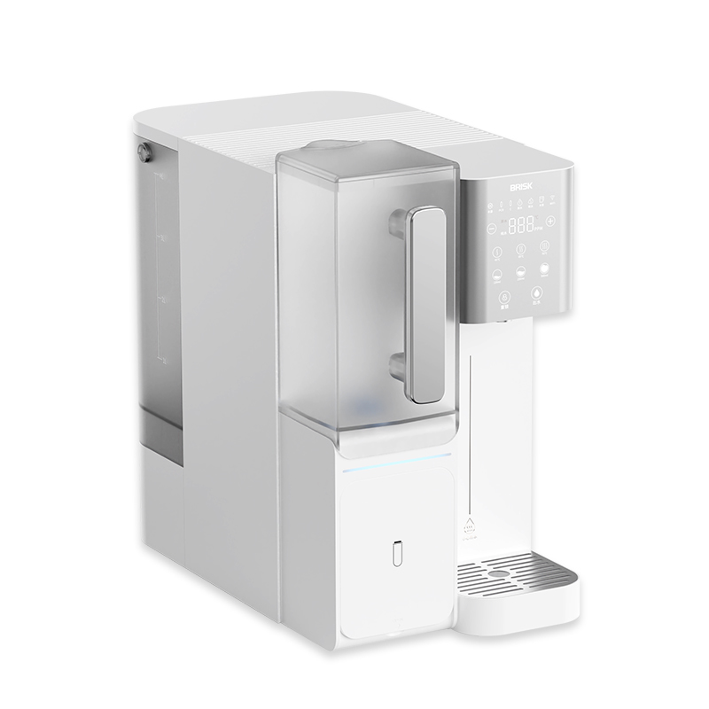 2200W Instant Heating Desktop Water Purifier with Multi-Stage Filtration and Installation-Free Countertop Reverse Osmosis Water Dispenser