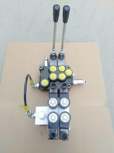 Manual Electric Two Controls  Hydraulic 2 Way Valve Two Way Directional Valve