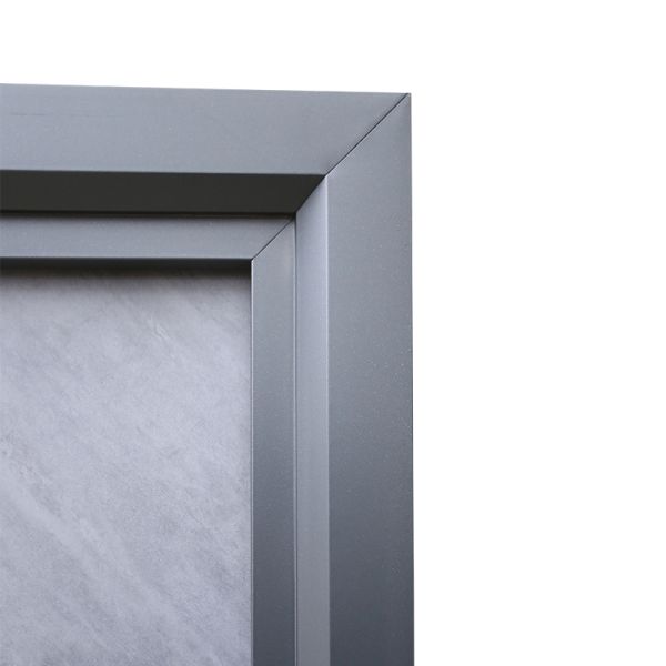 Two Tone Spliced Modern Steel Security Entry Doors 70mm Single Opening
