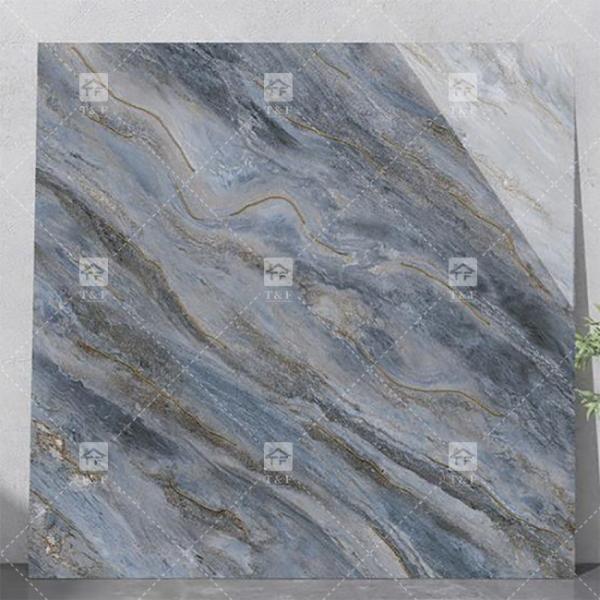 Luxury Full Body Marble High Glossy Porcelain Glazed Tiles For Living Room