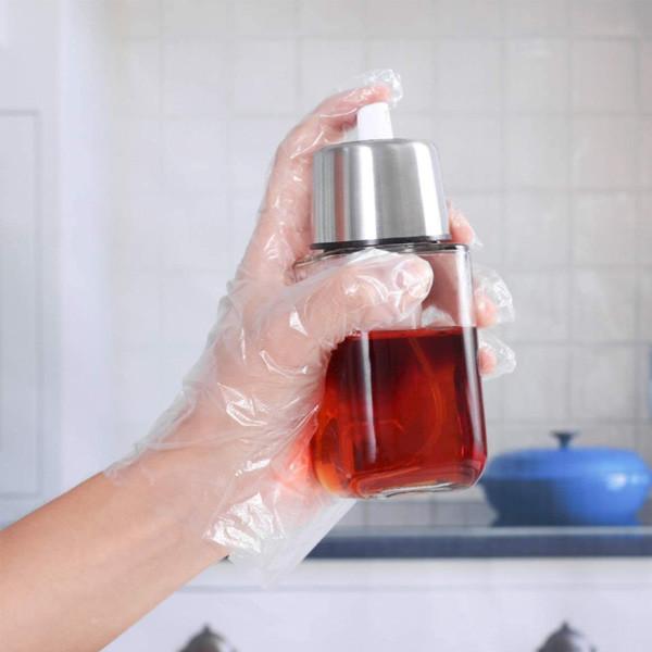 Cleaning Disposable Plastic Gloves Prepare Food Decorating Powder Free Clear Examination Vinyl Gloves