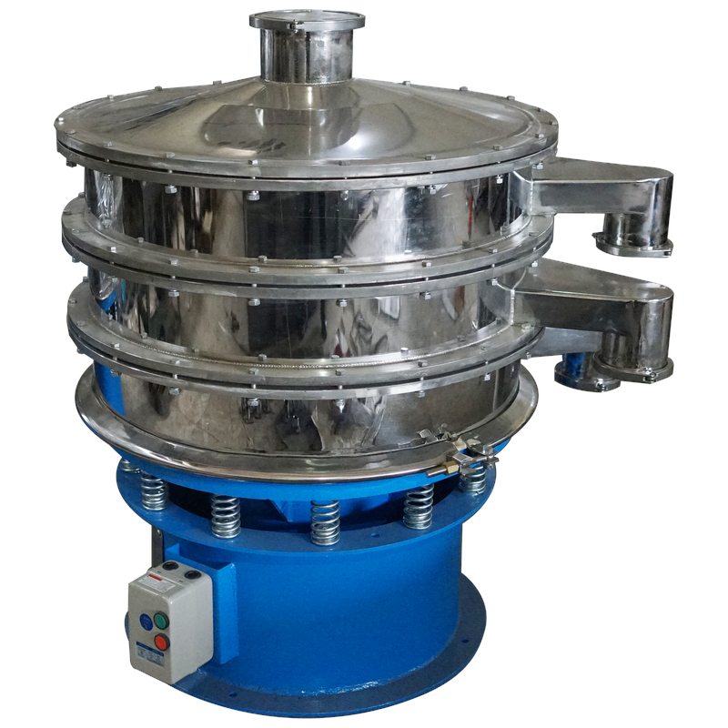DY-1500 Rotary Vibrating Screen High Precision Large Output Powder Sieve Carbon Steel 2 Layer 380V