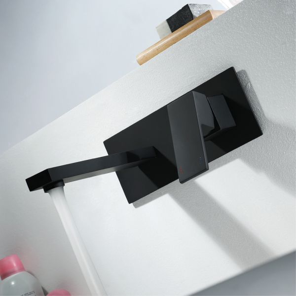 Single Handle Concealed Basin Faucet in Chrome Plated Copper Material for Bathroom