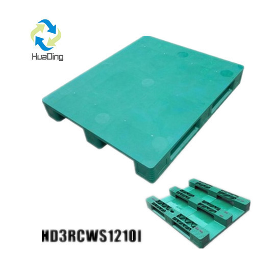 6T Static Load Four Way Entry Flat Plastic Pallets for Heavy Duty Warehouse Storage