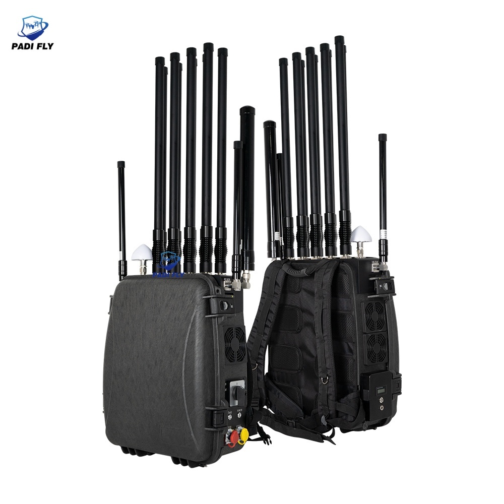 400W 8-Antenna RF Backpack Jammer for Fpv Drone Part Public Safety with Cellular Neutralization