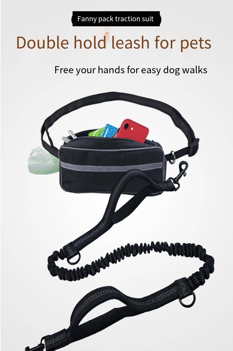 Домашние любимцы спортивные бега отражающий материал Leash Dog Double Handle Leash