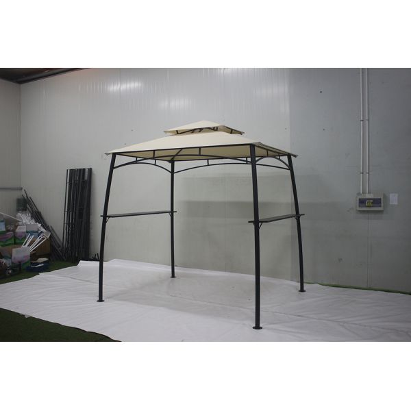 Customizable Metal Frame Garden BBQ Grill Gazebo for Outdoor Entertaining