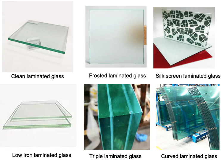 CE SGCC Flat Curve Safety Tempered Laminated Glass For Front Door Canopies Awnings Roof