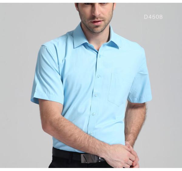 Slim Fit Custom Made Dress Shirts Plain White Classic Cut Adjustable Cuff Sgs Certification