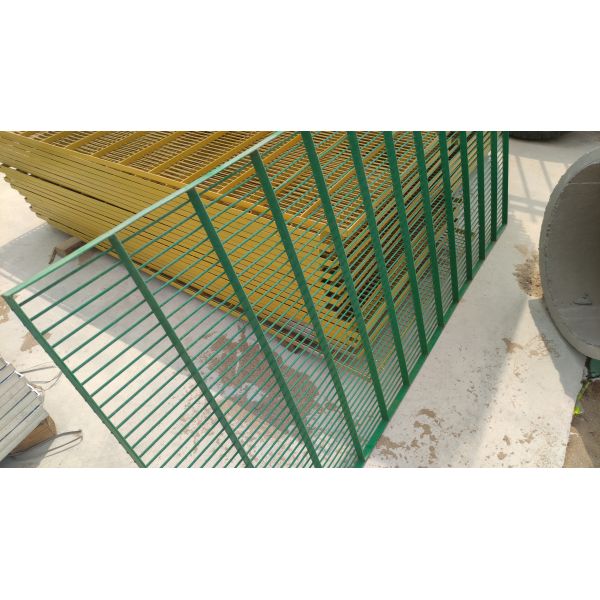 Green Wire Grate Fencing Grid Catwalk Metal Grating For 1mx2m Dip Plastic